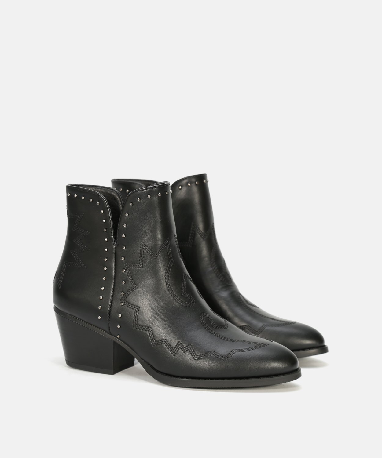 Botines tacón adorno image number null